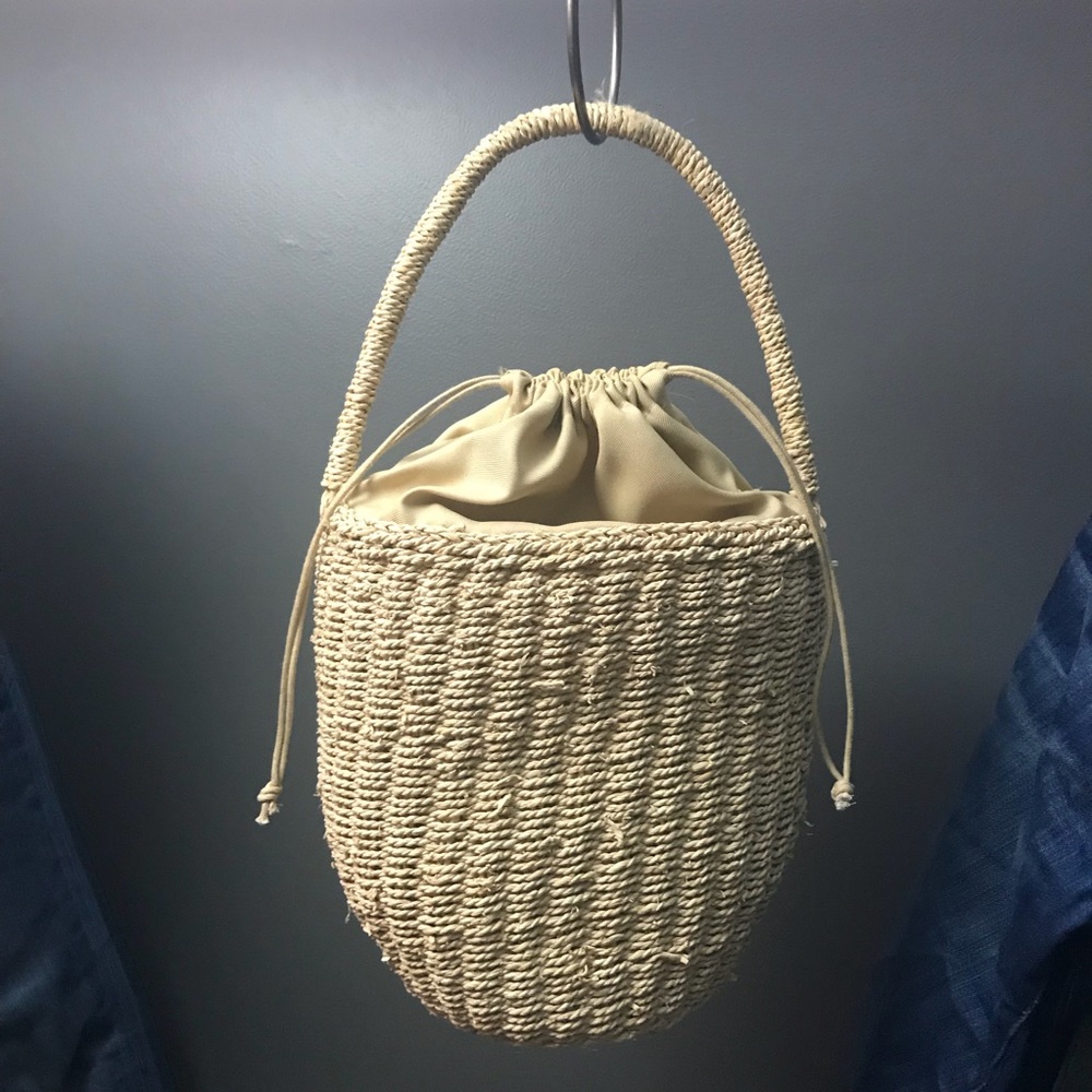 Free People Basket Weave Bag